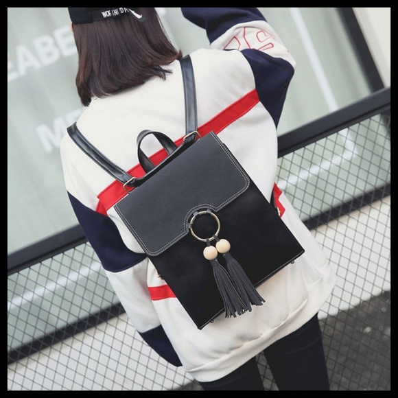 zenleather Handbags - NEW CAMBRIDGE Tassel Backpack